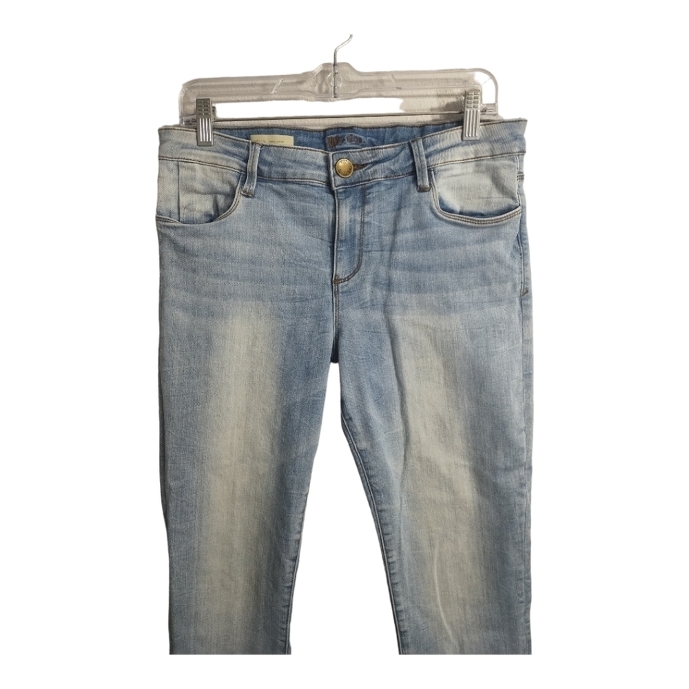 Kut‎ from the Kloth Bridgette Ankle Skinny Raw Hem Casual Denim Jeans Sz 10 - Picture 3 of 10